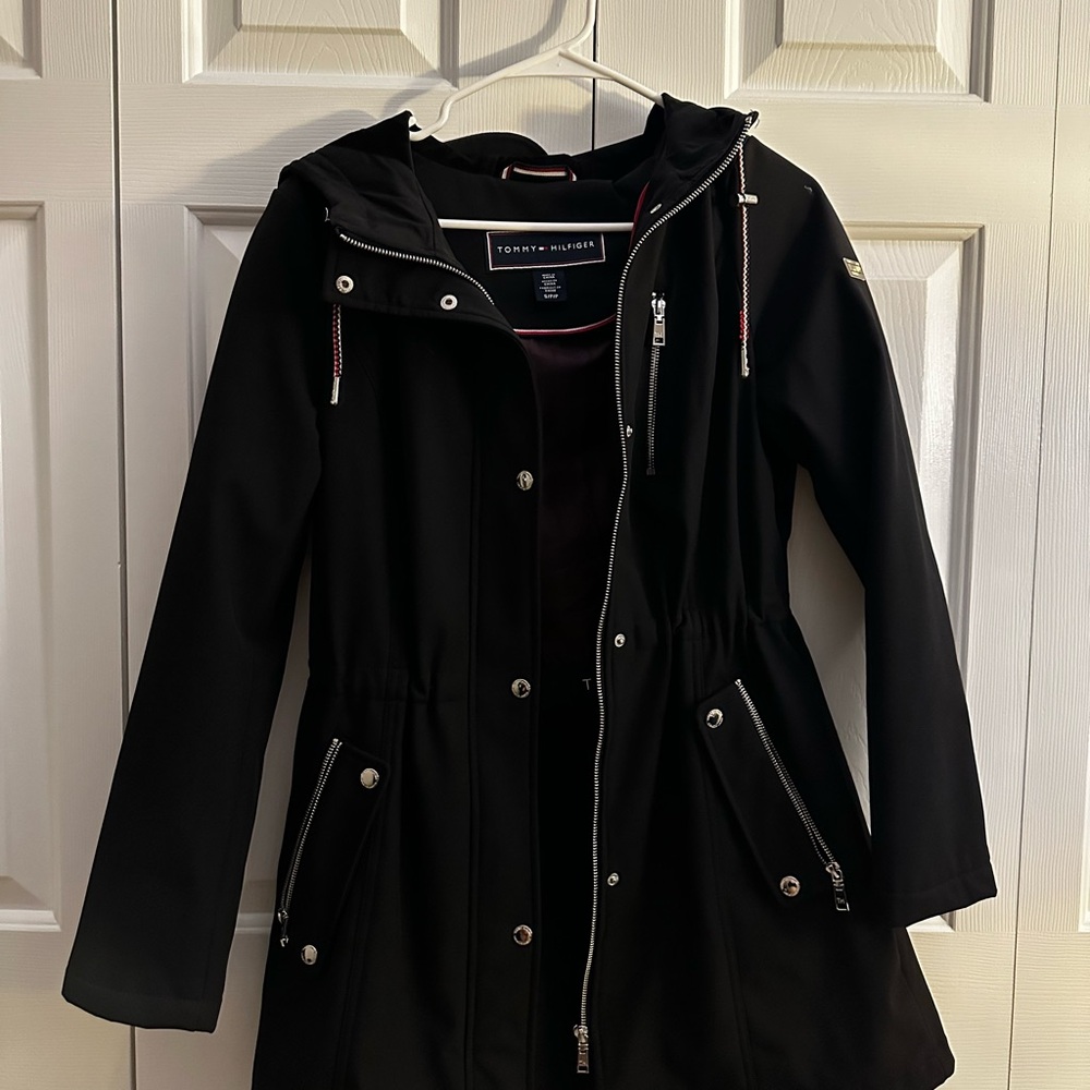 Tommy Hilfiger Women's Black trench coat